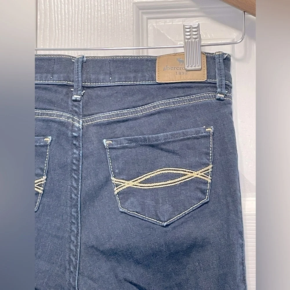 Abercrombie Kids girls denim jeans Jean leggings stretch slim 11/12 - Picture 4 of 5